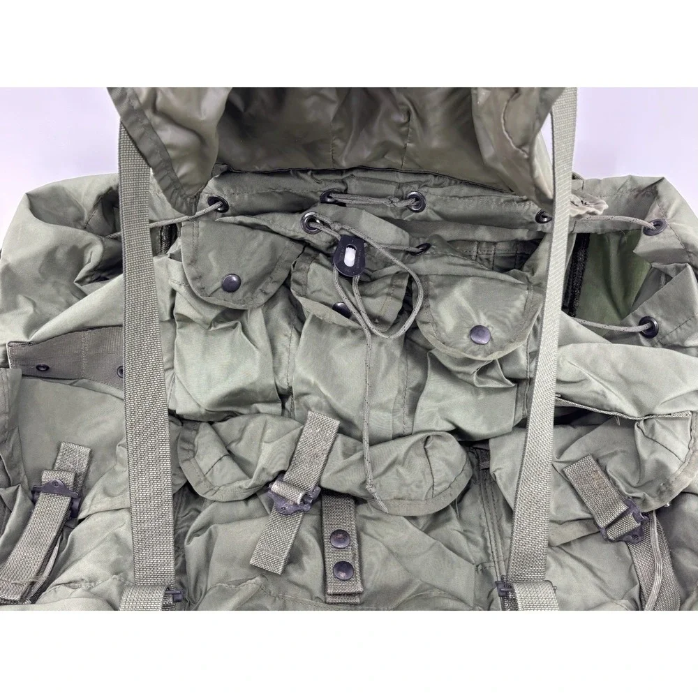 US Military Field Pack Combat Nylon Large LC-1 Rucksack Olive Green BDU No Frame